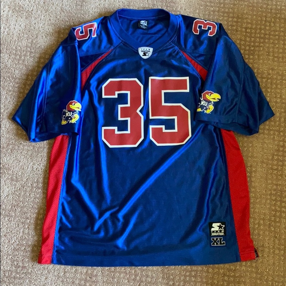 Starter Kansas Jayhawks Football Jersey